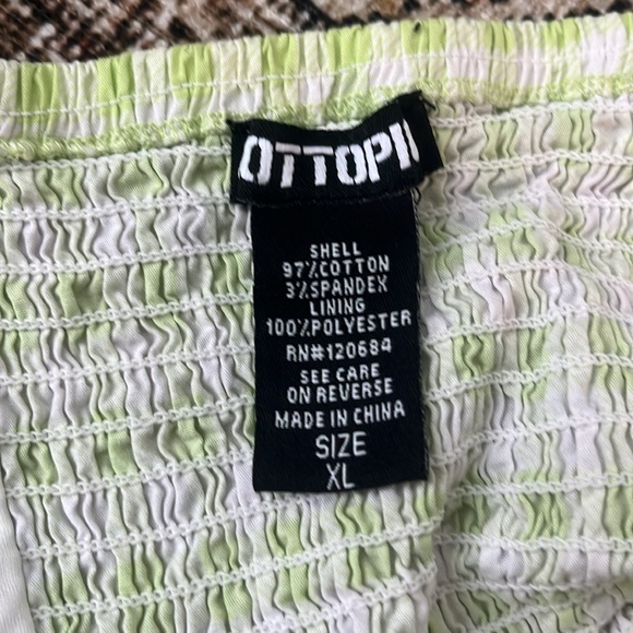 Green corset top - Picture 3 of 3